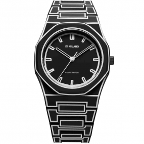 Montre D1 Milano Polycarbon Black Sketch