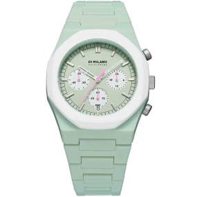 Montre D1 Milano Polychrono Green Blast