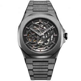 Montre D1 Milano Skeleton Gun Metal similaire
