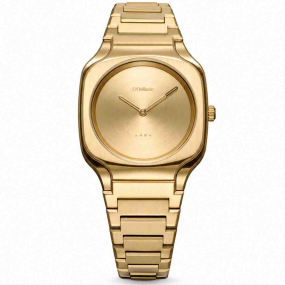 Montre D1 Milano Square - Disco Gold