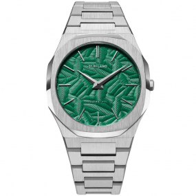 Montre D1 Milano Ultra Thin Fir Green