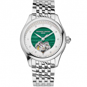 Montre Fr�d�rique Constant Classics Ladies Automatic Double Heart Beat - Malachite