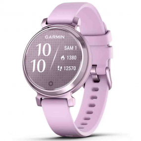 Garmin Lily, édition sport – Montre connectée pour femmes avec suivi forme  et santé, autonomie longue durée – Cream Gold avec bracelet blanc - Cadran  34 mm : : High-Tech