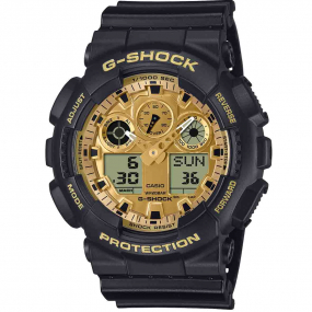 Montre GSHOCK Classic - Srie GA-100 - Noir Dor