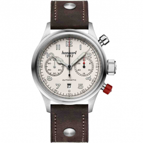 Montre Hanhart Pioneer TwinControl off-white