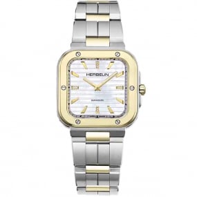 Montre Herbelin Cap Camarat Square nacre et diamants