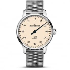 Montre MeisterSinger N 03 38mm - Ivoire