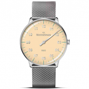 Montre MeisterSinger Neo Special - Jaune clair