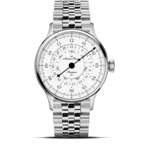 Montre MeisterSinger Pangaea Day Date 365 - Blanc