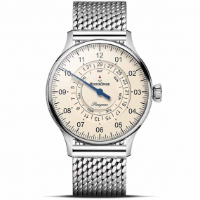 Montre MeisterSinger Pangaea Day Date - Ivoire