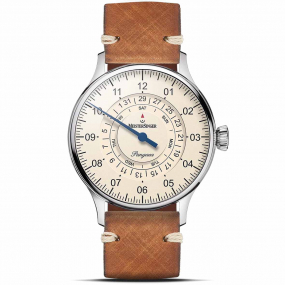 Montre MeisterSinger Pangaea Day Date - Ivoire
