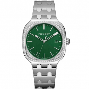 Montre Pequignet Manufacture Concorde 84 Diamants - 40mm