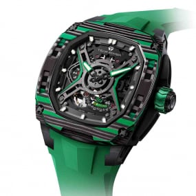 Montre tsar Bomba - Dark Matter Carbone - Automatique - Vert