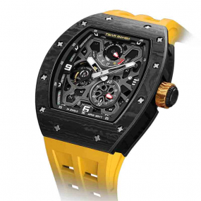 Montre Tsar Bomba - Elemental Series  - Automatique - Fibre de Carbonne Jaune