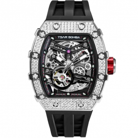 Montre Tsar Bomba - Elemental Series - Noir - Cubic Zirconia