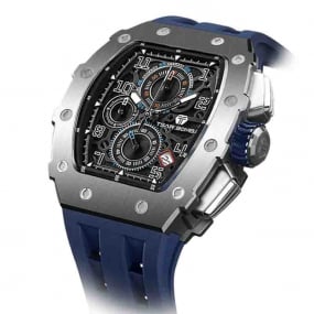 Montre Tsar Bomba - Elemental Series - Quartz - Calendrier - Bleu