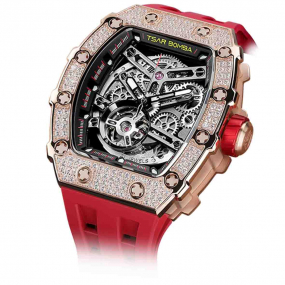 Montre Tsar Bomba - Elemental Series - Rouge - Zircon
