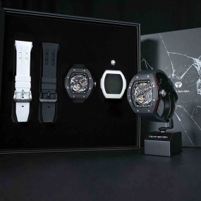 (2) Montre Tsar Bomba - Elemental Series Set Carbone 