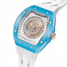 Montre Tsar Bomba - Nucleus Series C�ramique - Bleu - blanc