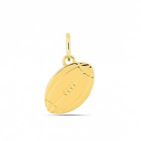 Pendentif ballon de football am�ricain en Or