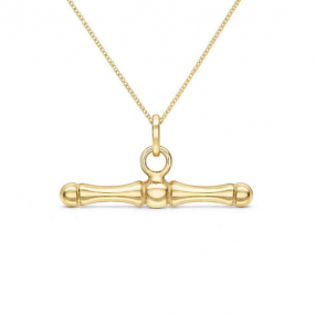 Pendentif barre en T forme d'os similaire