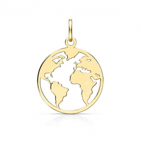 Pendentif Carte du monde