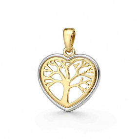 Pendentif Coeur Arbre de vie