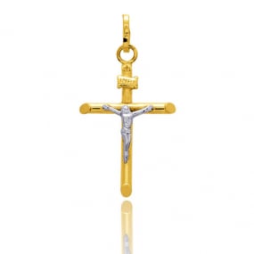 Pendentif Croix Christ en rduction