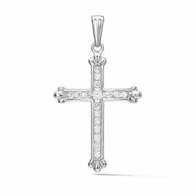 Pendentif Croix Oxyde de Zirconium similaire