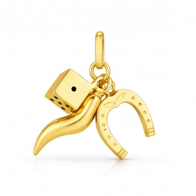 Pendentif D�s - Corne et Fer � cheval