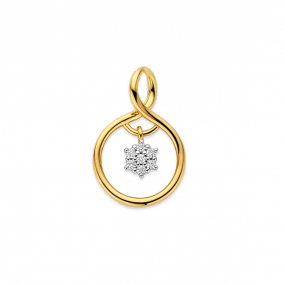 Pendentif diamants