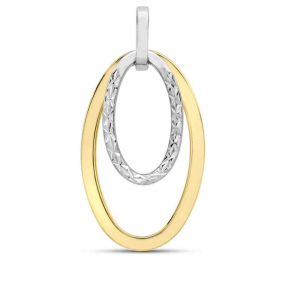 Pendentif double Ovale 