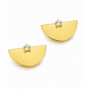 Pendentif �ventail Or et Diamant