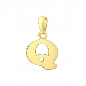 Pendentif Initiale Q similaire