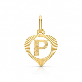 Pendentif lettre P similaire
