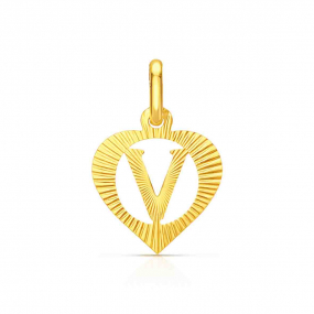 Pendentif lettre V similaire