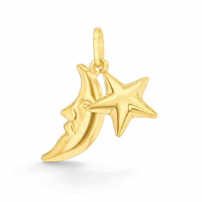 Pendentif Lune et Etoile