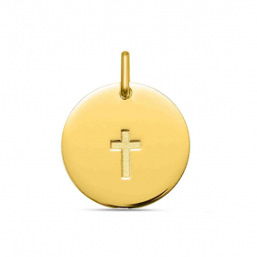 Pendentif M�daille Croix en compl�ment