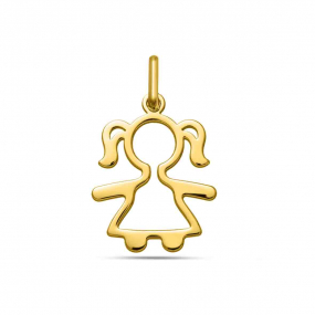 Pendentif Or Fille