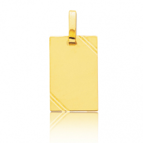 Pendentif or jaune avec ciselures similaire