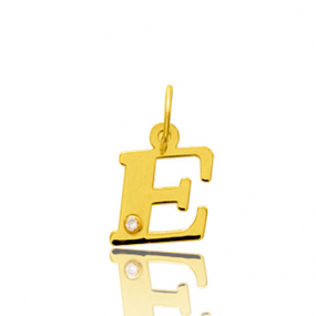 Pendentif or Jaune et diamant 0,01ct