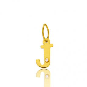 Pendentif or Jaune et diamant 0,01ct similaire
