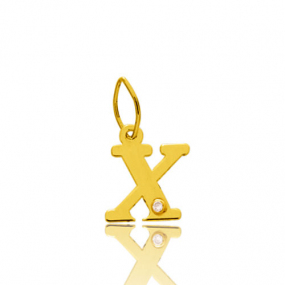 Pendentif or Jaune et diamant 0,01ct similaire