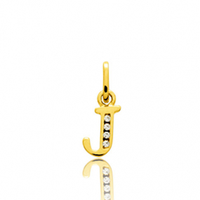 Pendentif or Jaune et Oxyde de Zirconium similaire