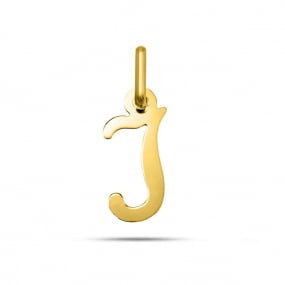 Pendentif or Jaune Initiale I