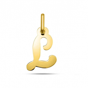 Pendentif or Jaune Initiale L similaire
