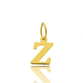 Pendentif or Jaune Initiale Z similaire