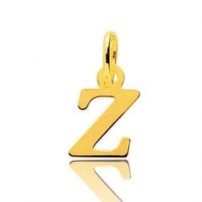Pendentif or Jaune Initiale Z similaire