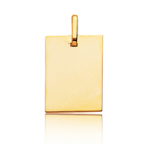 Pendentif or jaune plan� �pais similaire