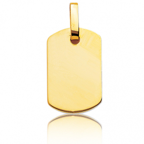 Pendentif or jaune plan� �pais similaire